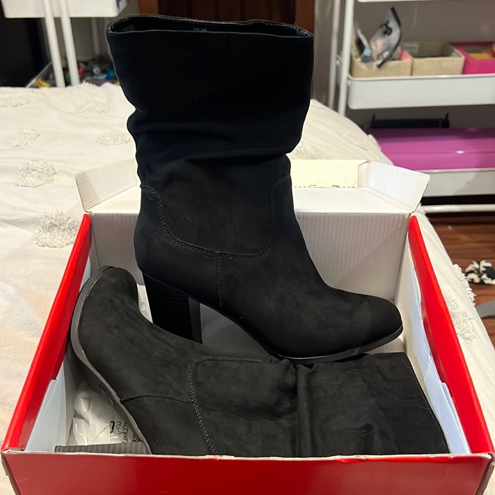 Black Heel Booties